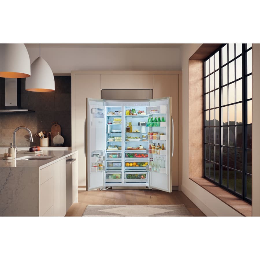 LG SRSXB2622S 26 Cu. Ft. Smart Side by Side Built-In Refrigerator